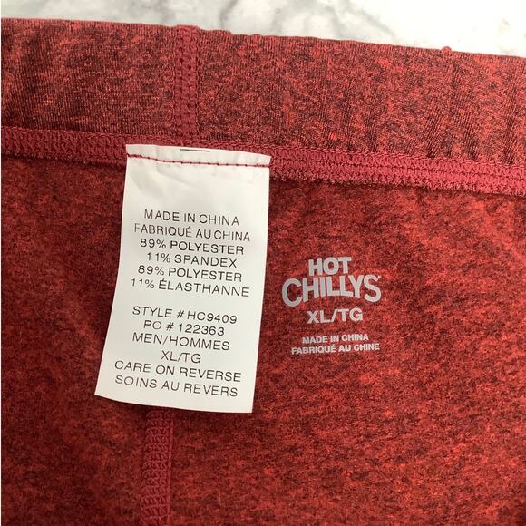 Hot Chillys Men's XL Red Performance Base Layer Bottom Pull On Comfort M35-12 - Picture 4 of 6